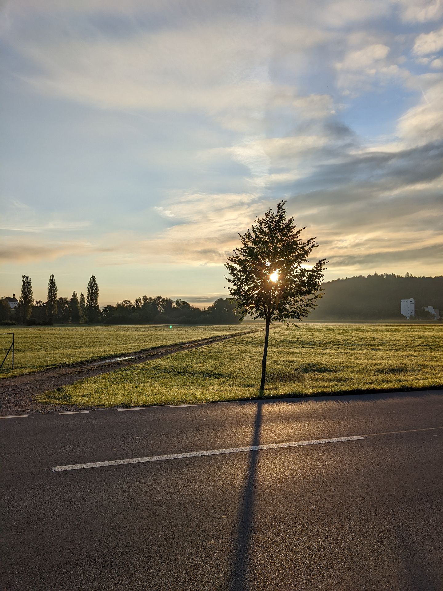 zusammen mit der Sonne zum Bikemarathon :-)