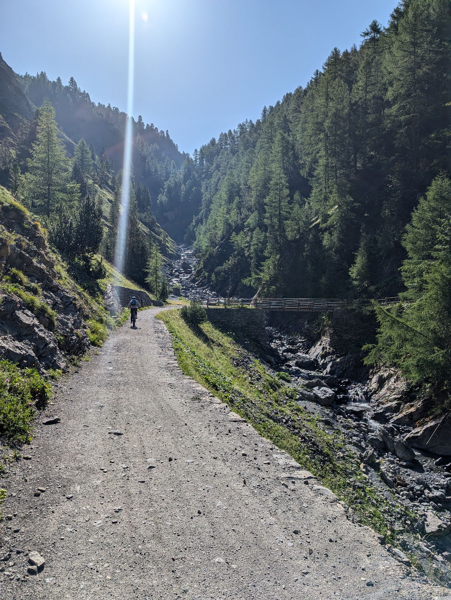 Aufstieg zum Passo di Valle Alpisella