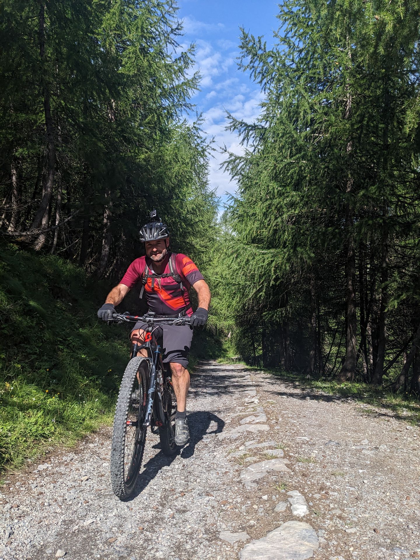 Aufstieg zum Passo di Valle Alpisella