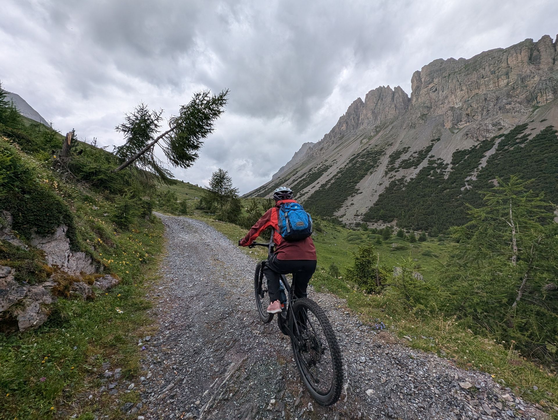 Aufstieg zum Passo di Valle Alpisella