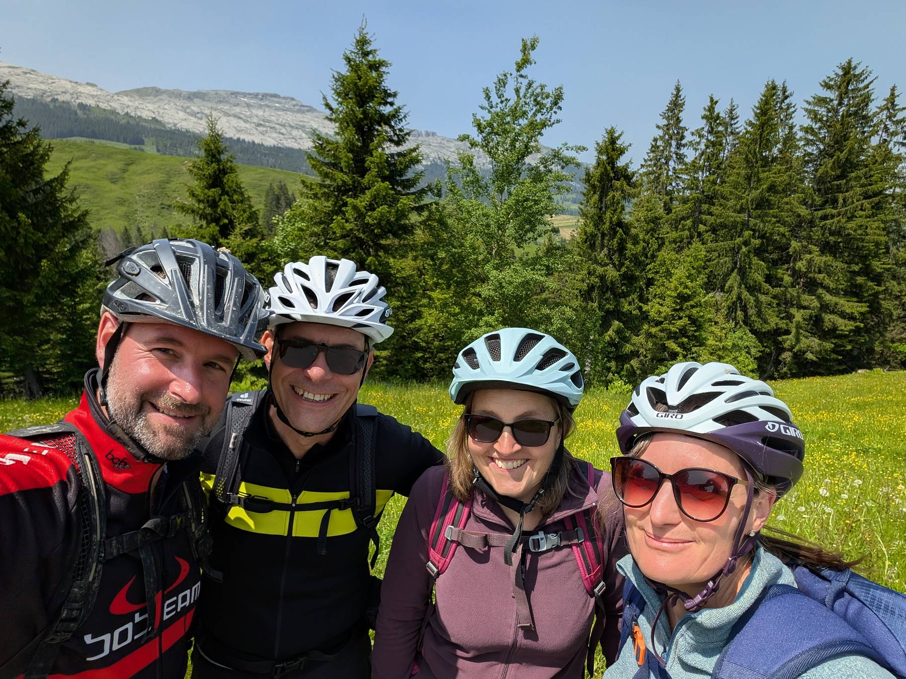 Reto, Andi, Brigitte, Erika