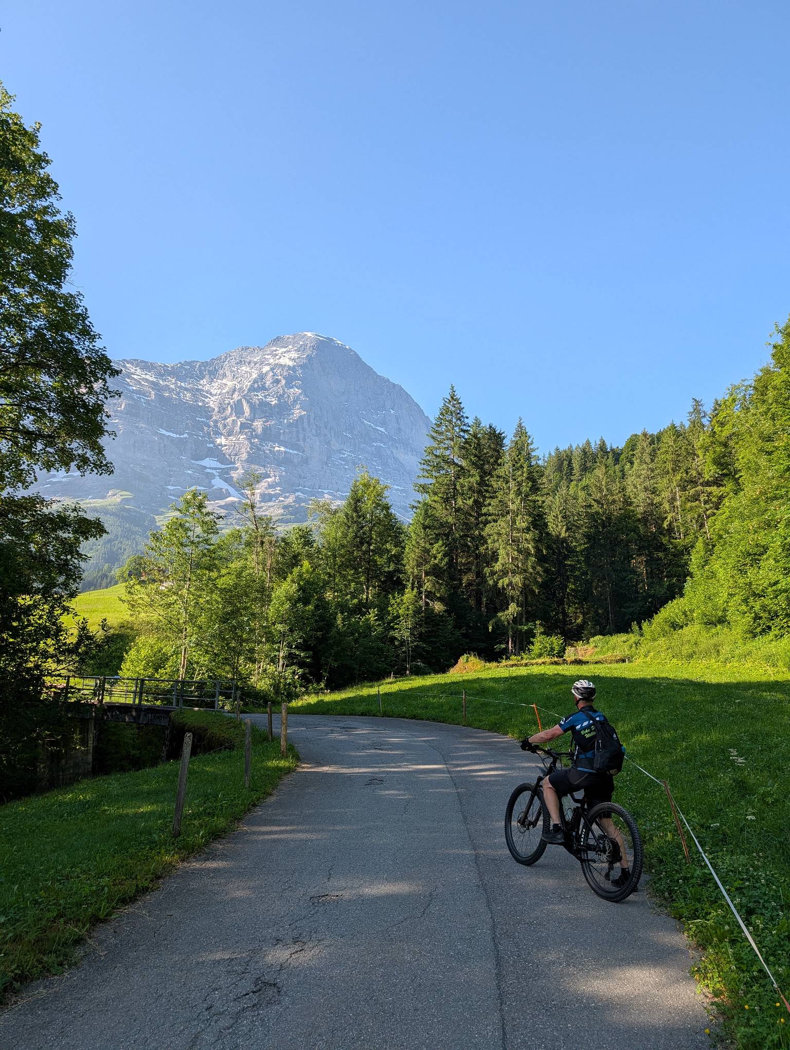 erster Blick an die Eigernordwand